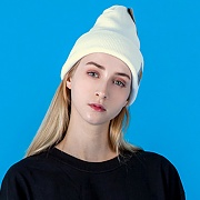 (A18) 아크릴릭 와치햇 비니 WINTER WHITE
